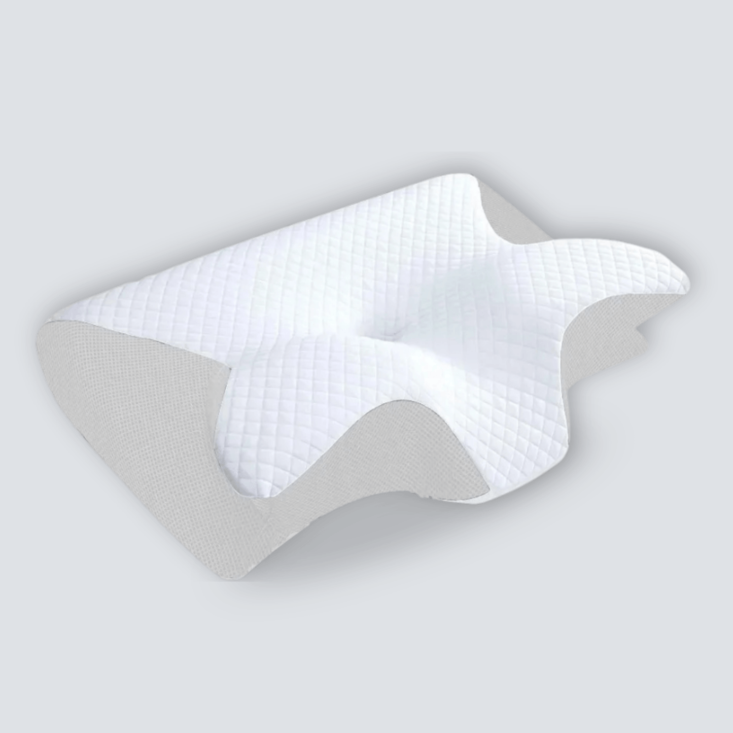 Oreiller cervical ergonomique blanc et noir