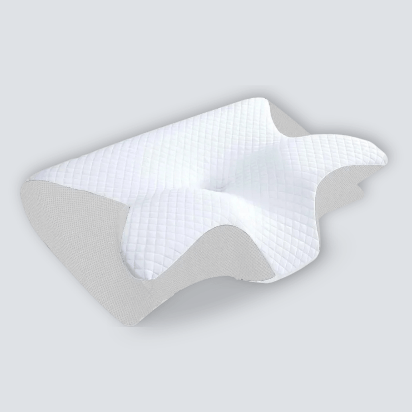 Oreiller cervical ergonomique blanc et noir