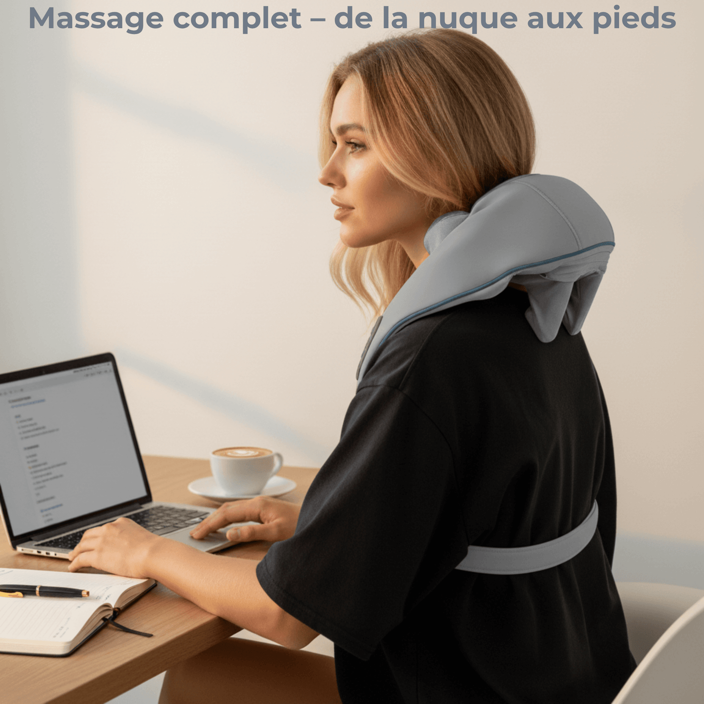 Masseur cervical & épaules chauffant