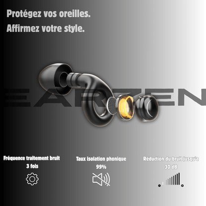 Bouchons anti-bruit réutilisables étui de transport